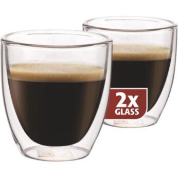 Dubbelw.glas espresso* 2 stuks Maxxo