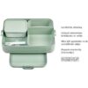 Lunchbox TAB Bento L. Nordic Sage Mepal - Afbeelding 4