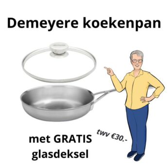 Koekenpan 28cm Multiline-7 met glasdeksel Demeyere