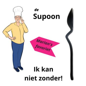 Spatel Supoon Zwart Dreamfarm