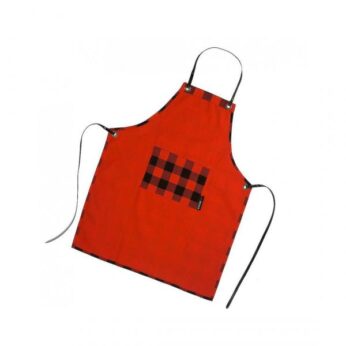 Schort Double Face rood/zwart KOOK - Afbeelding 3