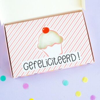 Brievenbus cadeau: Ik cake naar je uit - Afbeelding 2