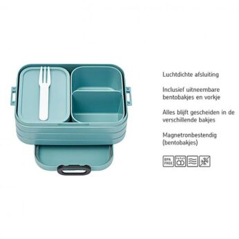 Lunchbox TAB Bento Vivid Blue Mepal - Afbeelding 2