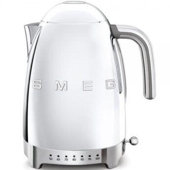 uc Waterkoker* instelbaar, chroom Smeg