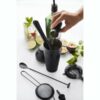 Cocktailset 8 dlg. zwart Point-Virgule - Afbeelding 2