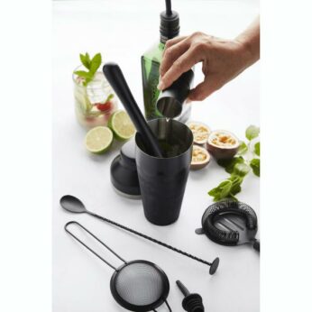 Cocktailset 8 dlg. zwart Point-Virgule - Afbeelding 2