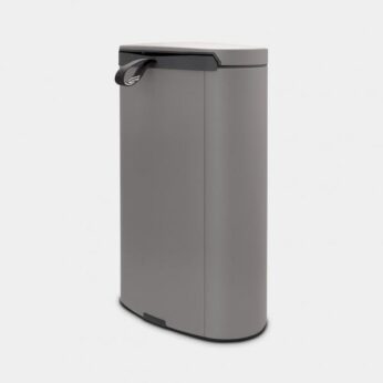 Pedaalemmer Flatback 40ltr Mineral Grey Brabantia - Afbeelding 3