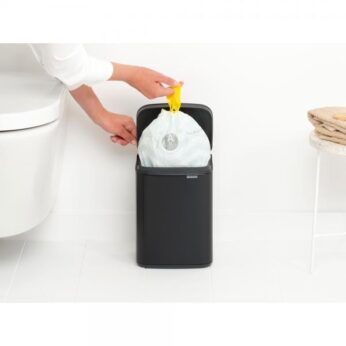 Afvalbakje* Bo 4 ltr. mat zwart Brabantia - Afbeelding 7