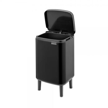 Afvalbakje* Bo Hi 7 ltr. mat zwart Brabantia - Afbeelding 8