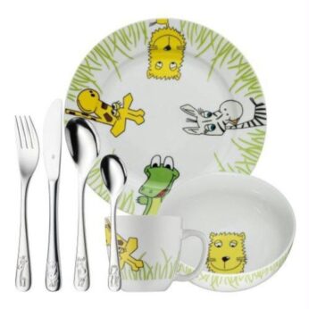 Kinderset 6 dlg. Safari WMF