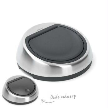 Touch Bin deksel 50ltr.mat rvs Brabantia