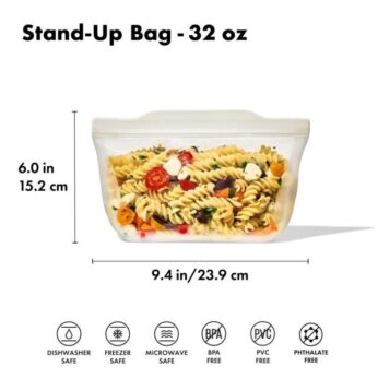 Herbruikbare zak 950ml OXO - Afbeelding 3