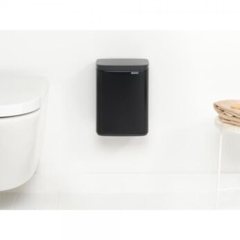 Afvalbakje* Bo 4 ltr. mat zwart Brabantia - Afbeelding 4