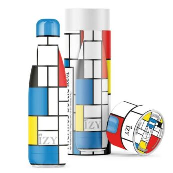 Isoleerfles* 500ml Mondriaan Izy Bottles - Afbeelding 3