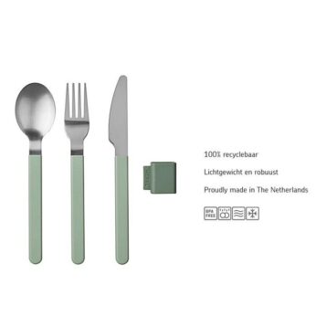 Bestekset Silueta Nordic Sage 3 delig Mepal - Afbeelding 2