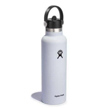 Drinkfles Standard Mouth met rietje 621ml White Hydro Flask - Afbeelding 2