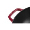 Wok 30cm rood met deksel Staub - Afbeelding 3