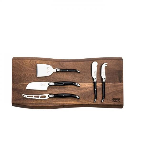 Kaasmessenset 5 kaasmessen incl plank Laguiole