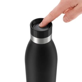 Drinkfles Bludrop zwart 0,7 ltr Emsa - Afbeelding 3