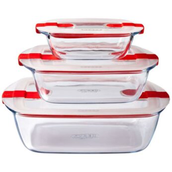 Braadslede= 17x10cm glas Pyrex - Afbeelding 7