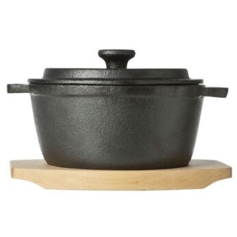 Serveer braadpan 14cm met plankje Cosy & Trendy