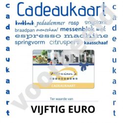 Kadobon 50 euro Marian's Kookwereld