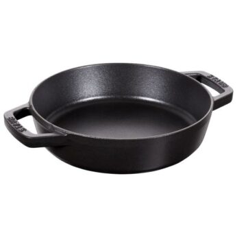 Koekenpan-Paellapan 34cm zwart Staub