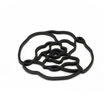 Panonderzetter Peony Black Silicone Tools2Cook - Afbeelding 2
