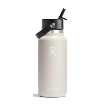 Drinkfles Wide Mouth met rietje 946ml Oat Hydro Flask