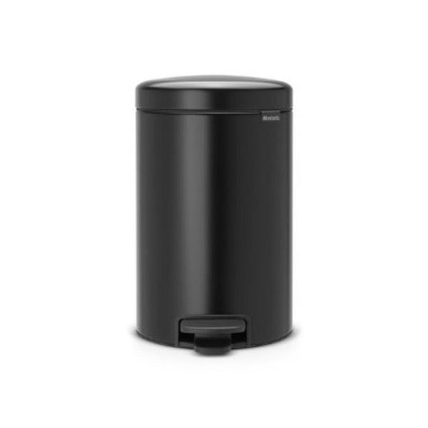 Pedaalemmer 12 liter zwart Brabantia