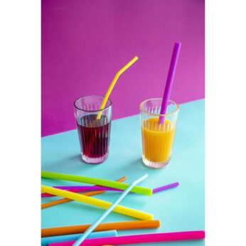 Rietje silicone gebogen 6 stuks Dotz - Afbeelding 3