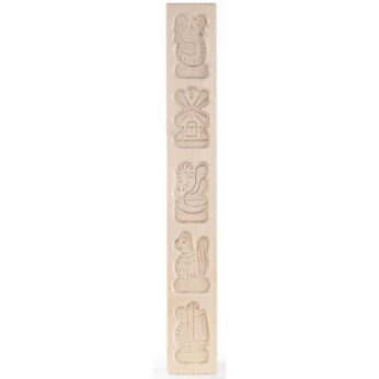 Speculaasplank 5 figuren 50x7cm