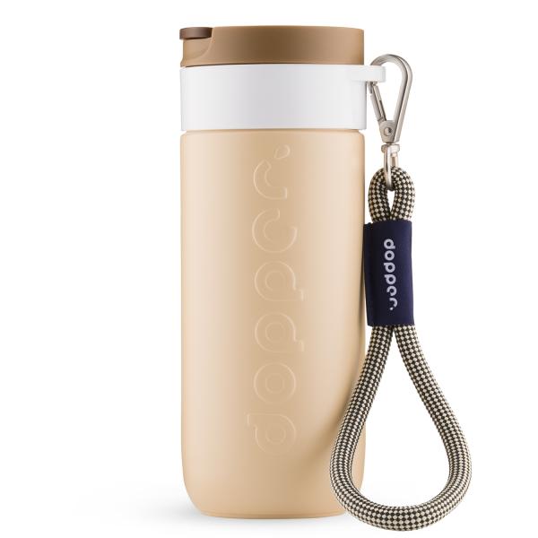 Wrist Cord White Mug Ring - Sandy Black Dopper - Afbeelding 3