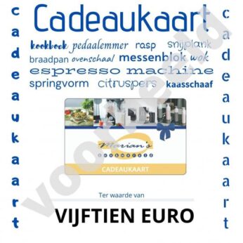 Kadobon 15 euro Marian's Kookwereld