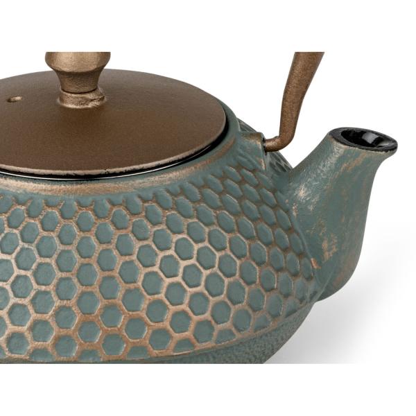 Theepot gietijzer Jiangxi blauw 700ml Bredemeijer - Afbeelding 5