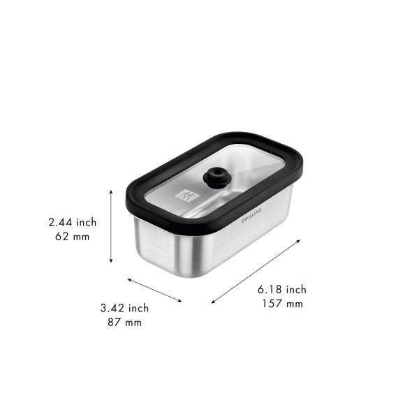Fresh&Save vacuüm bewaardoos S RVS Zwilling - Afbeelding 2