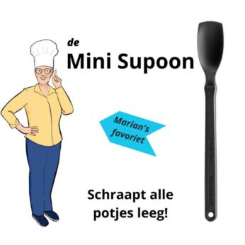 Spatel mini Supoon zwart Dreamfarm