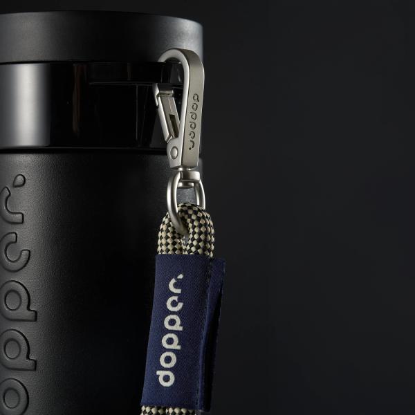 Wrist Cord Black Mug Ring - Sandy Black Dopper - Afbeelding 2