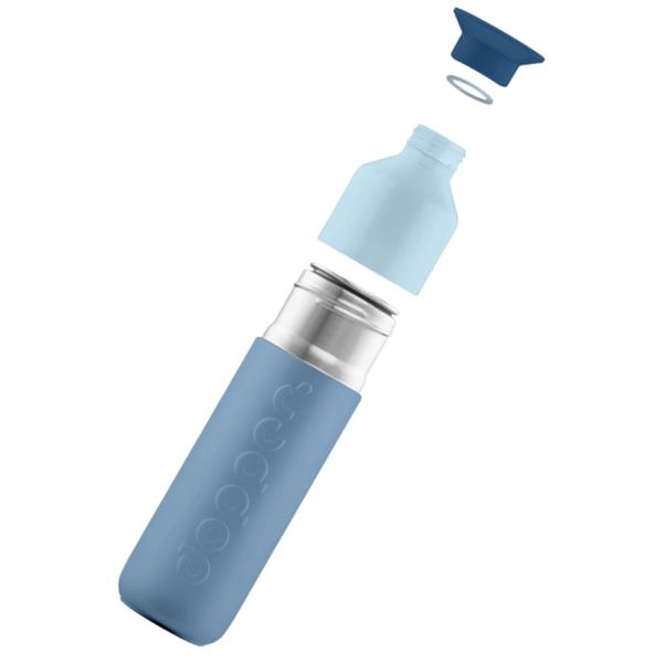 Dopper Steel Coastal Blue 490ml Dopper - Afbeelding 3