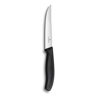Steakmes met zwart heft 11cm Victorinox