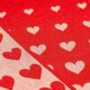Theedoek Heart Red Bunzlau Castle - Afbeelding 2