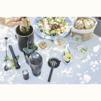 Cocktailset 8 dlg. zwart Point-Virgule - Afbeelding 3
