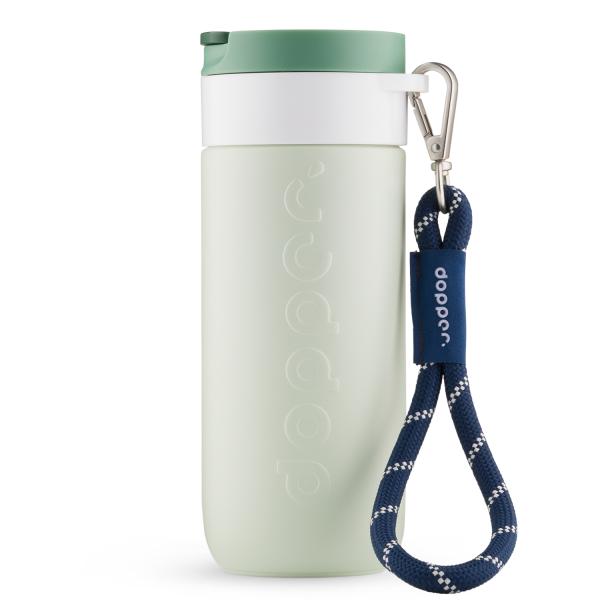 Wrist Cord White Mug Ring - Midnight Silver Dopper - Afbeelding 4