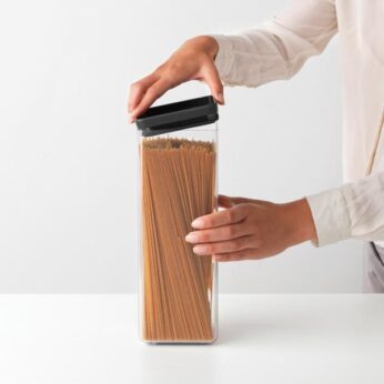 Voorraadbus Tasty 2.5 ltr Dark Grey Brabantia - Afbeelding 2