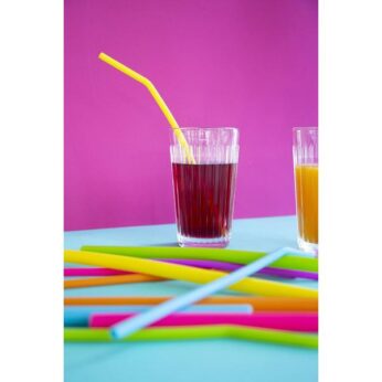 Rietje silicone gebogen 6 stuks Dotz - Afbeelding 4