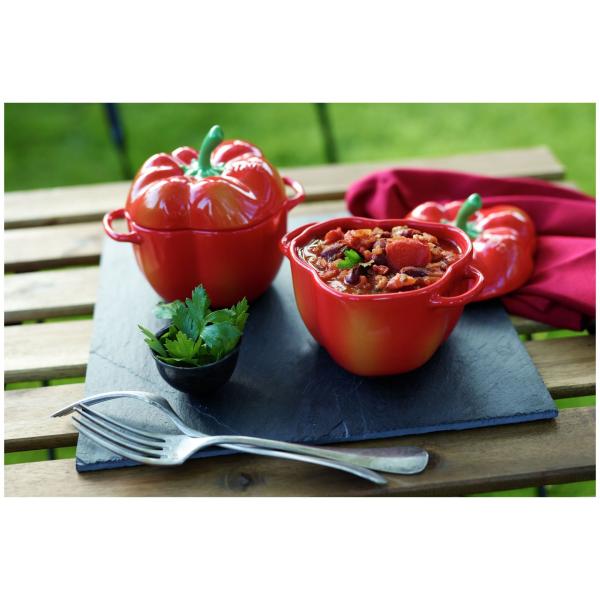 Paprika cocotte 11cm oranje Staub - Afbeelding 2