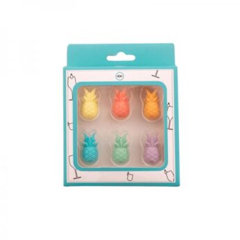 Glasmarkers Ananas 6 stuks Dots