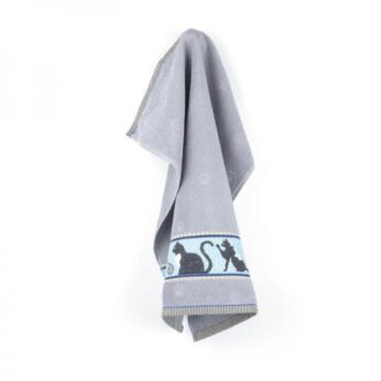 uc Handdoek* Cats Grey Bunzlau Castle - Afbeelding 3