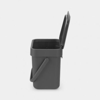 Afvalemmer Sort&Go 3 liter Grey Brabantia - Afbeelding 2