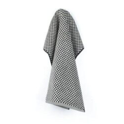 Handdoek Small Check Black Bunzlau Castle